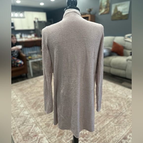 Barefoot Dreams Cozychic Lite Open Front Cardigan Sweater Blush Pink Small Soft - Picture 3 of 6